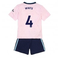Arsenal Benjamin White #4 Tredje sæt Børn 2022-23 Kortærmet (+ Korte bukser)